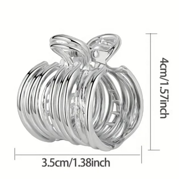 SPRING CLAW CLIP in Black - Picture 2 of 3